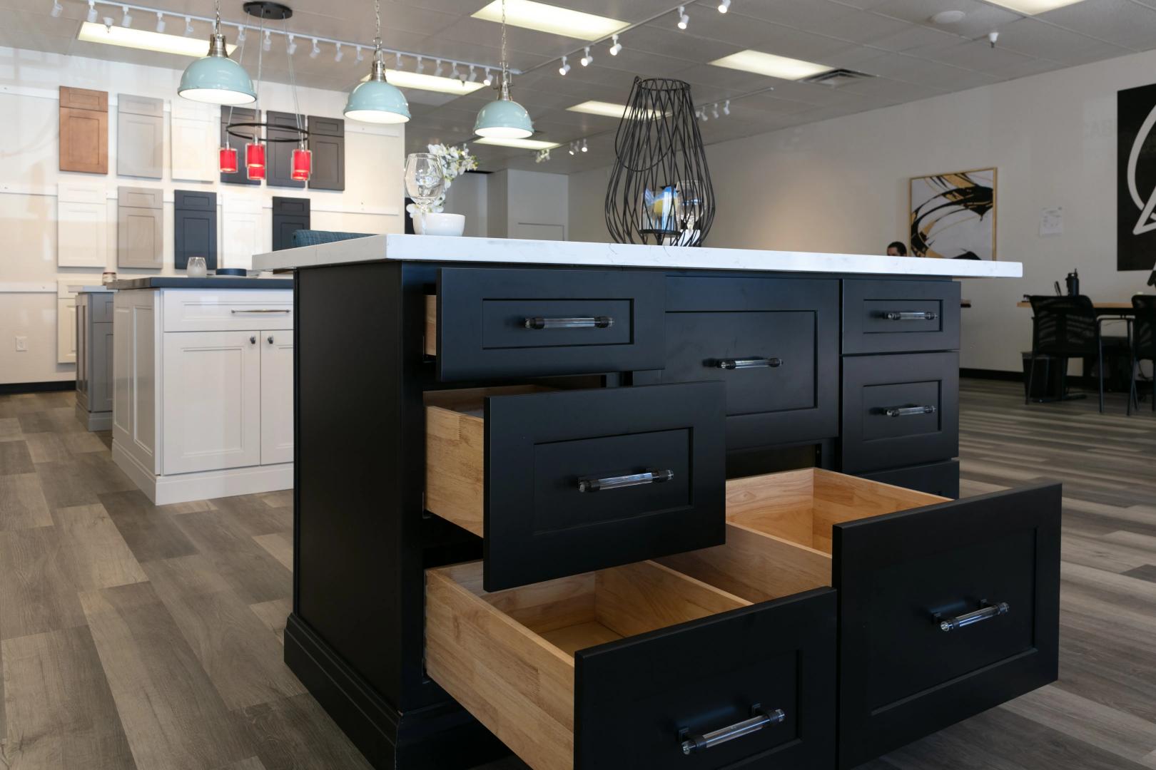 Black Shaker Cabinets
