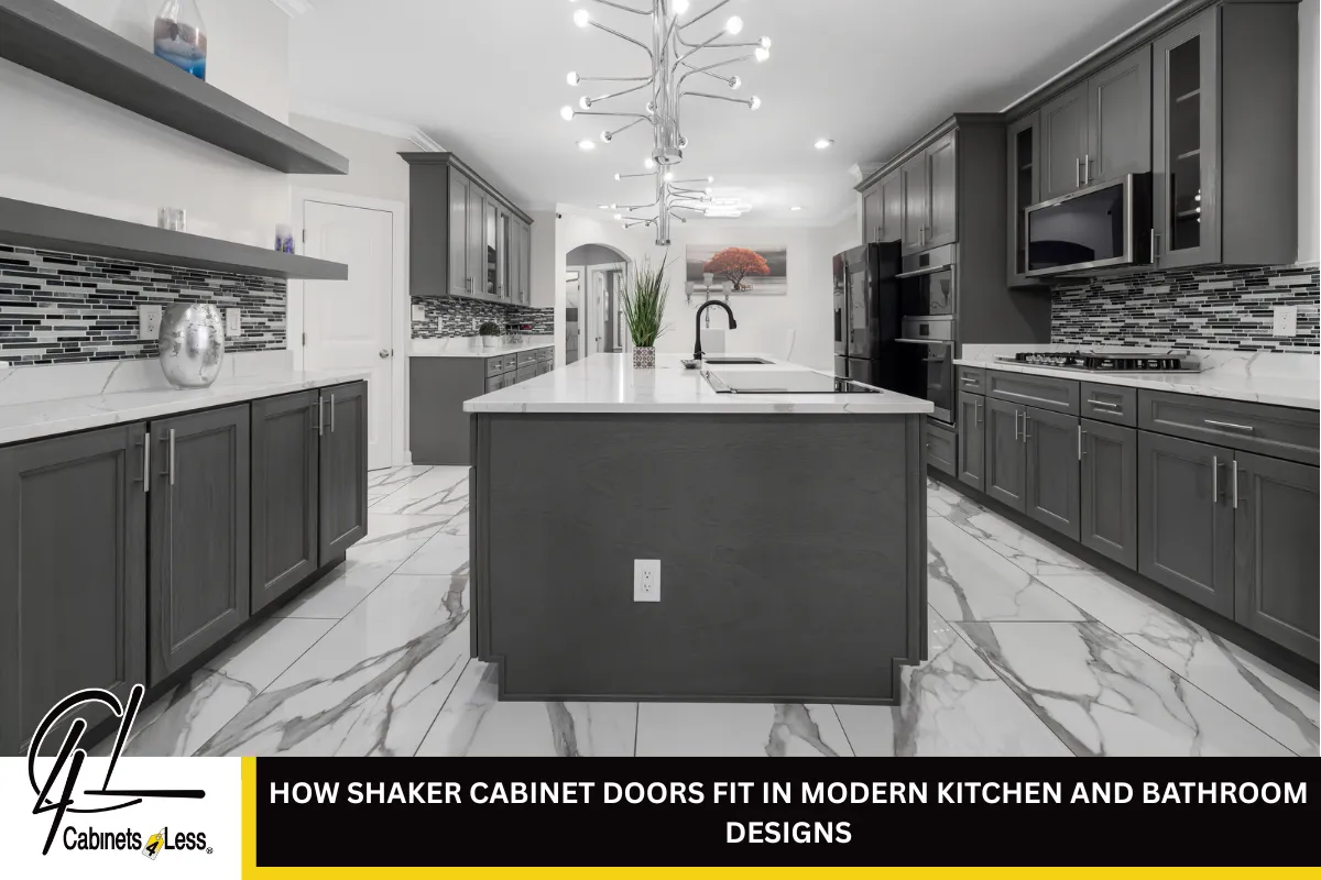 How Shaker Cabinet Doors Fit in Modern Kitchen and Bathroom Designs