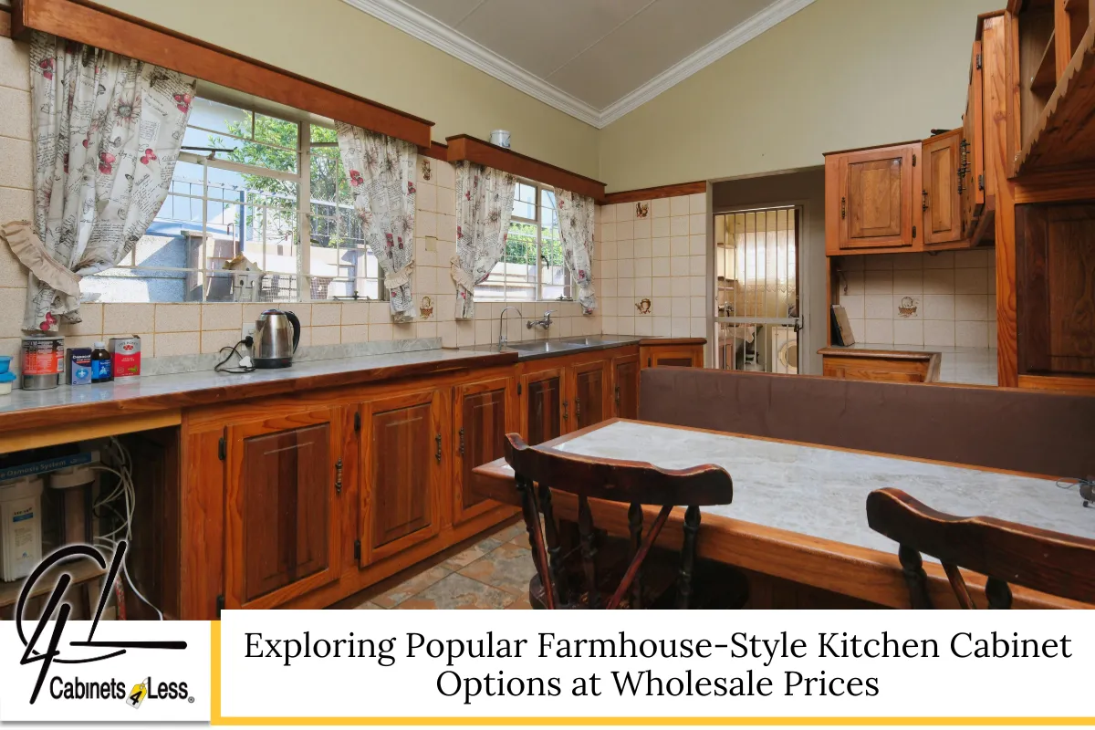Exploring Popular Farmhouse-Style Kitchen Cabinet Options at Wholesale Prices