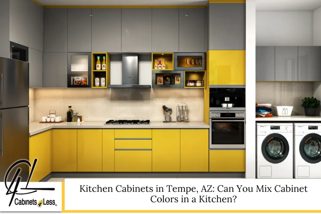 Kitchen Cabinets in Tempe, AZ: Can You Mix Cabinet Colors in a Kitchen?