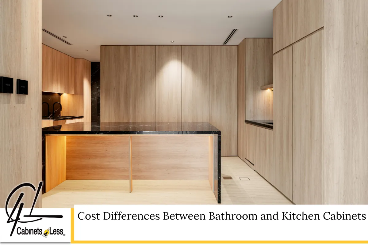 Cost Differences Between Bathroom and Kitchen Cabinets