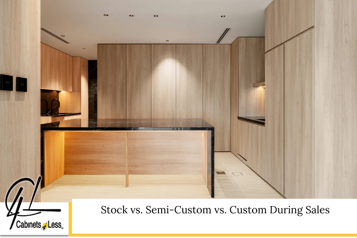Stock vs. Semi-Custom vs. Custom During Sales