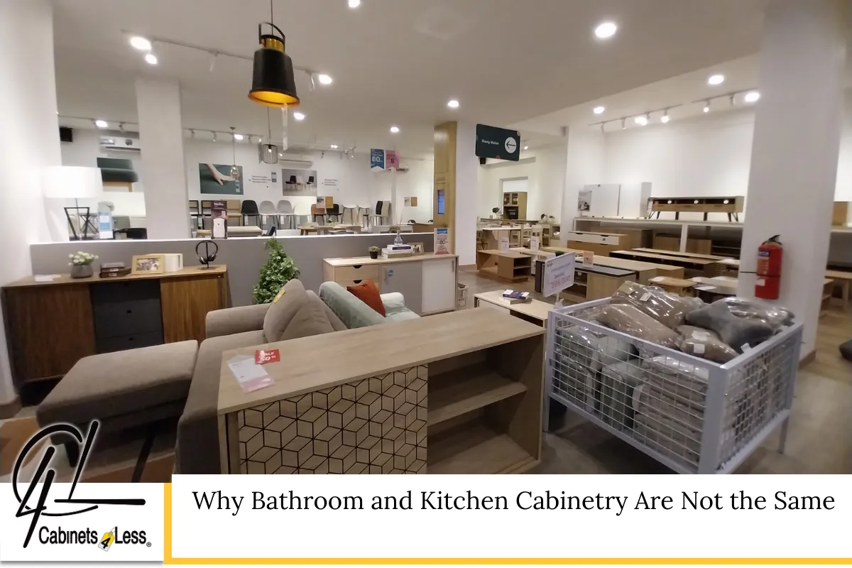 Why Bathroom and Kitchen Cabinetry Are Not the Same